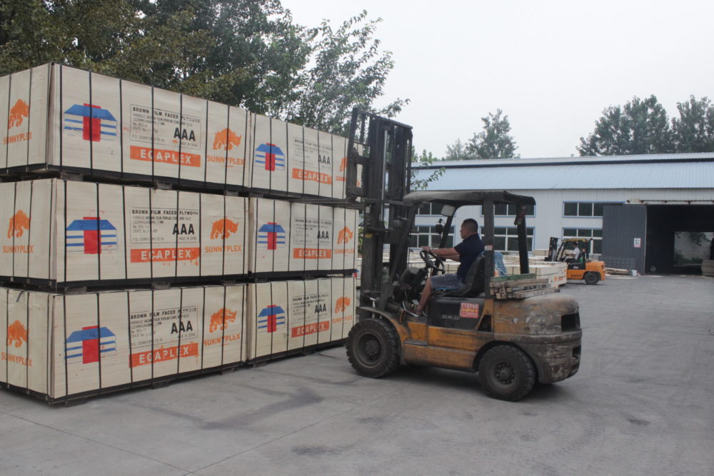 ECAPLEX brown film faced plywood to Mexico - 图片 7