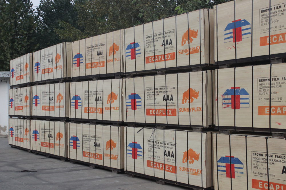 ECAPLEX brown film faced plywood to Mexico - 图片 8