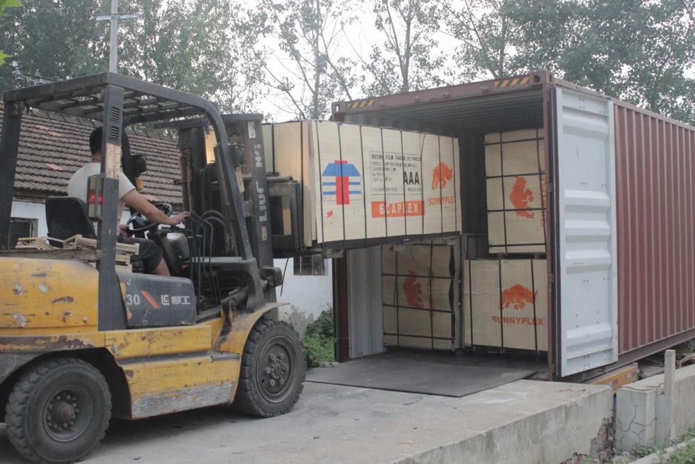 ECAPLEX brown film faced plywood to Mexico - 图片 10